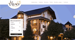 Desktop Screenshot of hotellevillage.com.ar